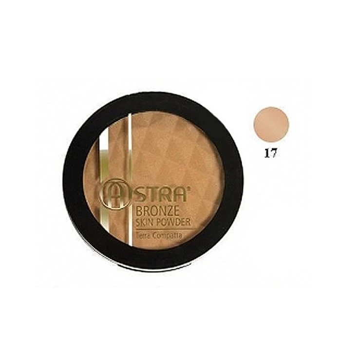 Astra makeup pudra bronze skin powder compact bronzer 17 miele dorÃ© 8g