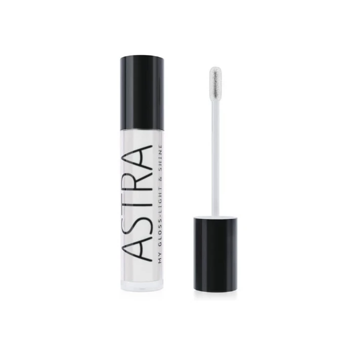 Astra makeup my gloss light & shine 01 crystal transparente 6,5ml