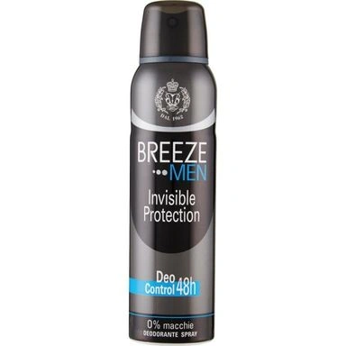  breeze deodorant spray, barbati, protectie invisibila, 150ml, bax 12 buc.