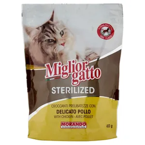 Miglior Gatto Crochete Pisici Sterilizate Delicate Crocante Pui Delicat 400 gr Bax 12 buc