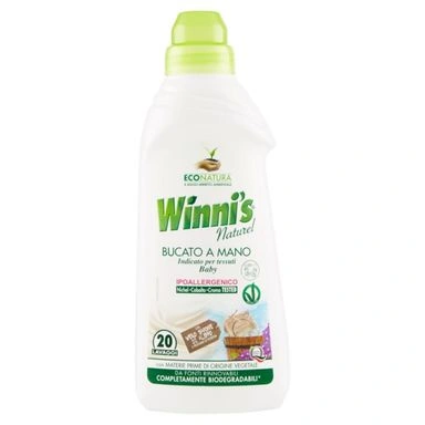  Winni's Detergent Lichid Manual, Hipoalergenic, 750ML, Bax 16 buc.