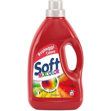  Soft Detergent Lichid Rufe, Mix Color, 1L, Bax 15 buc.