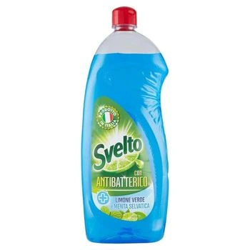  Svelto Detergent de Vase Antibacteriana Lamaie Verde si Menta Salbatica 1 L, Bax 12 buc.