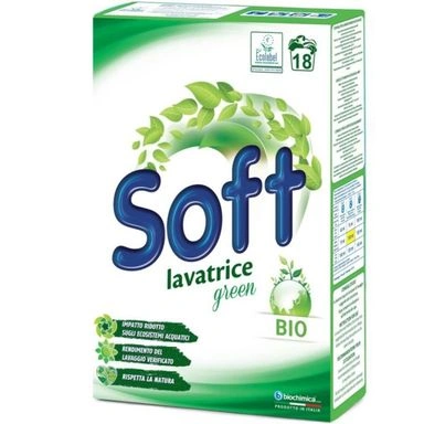  soft detergent rufe, pulbere bio floral, 18 masuri, bax 12 buc.