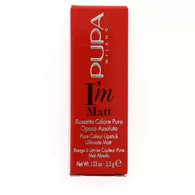 Pupa Ruj, I'm Matt Coral Red, nr. 70, Bax 3 buc.
