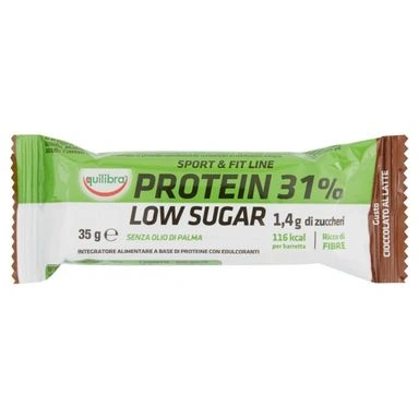  Equilibra Sport & Fit Line Protein 31%  caramel 35 g, Bax 24 buc.
