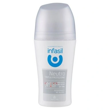  infasil deodorant roll-on tripla actiune 24h, 50 ml, bax 12 buc.