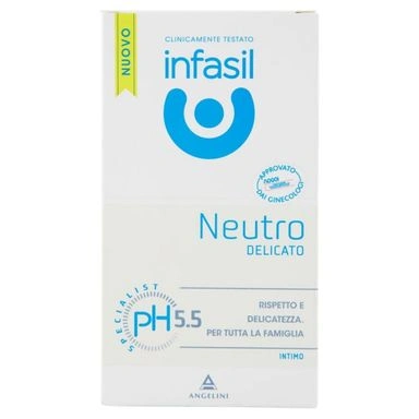 Infasil Detergent Intim, Neutro Extra Delicat, 5.5pH, 200 ml, Bax 6 buc.