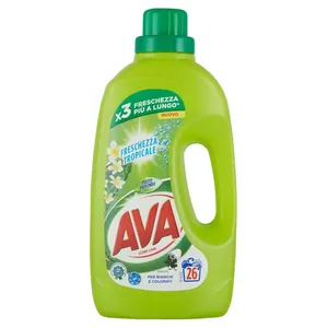AVA Detergent Rufe Lichid Tropical Freshs 26 spalari Bax 10 buc.