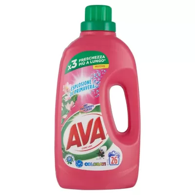 AVA Detergent Rufe Lichid Explozie de Primavara 26 spalari Bax 10 buc.