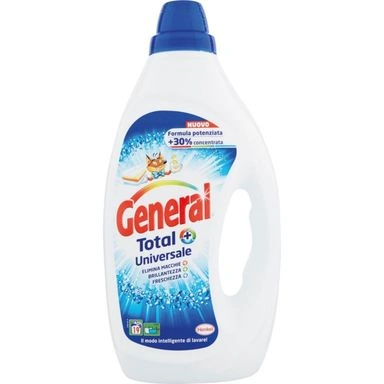General detergent rufe lichid, universal, 19 spalari, 950ml, bax 6 buc. 