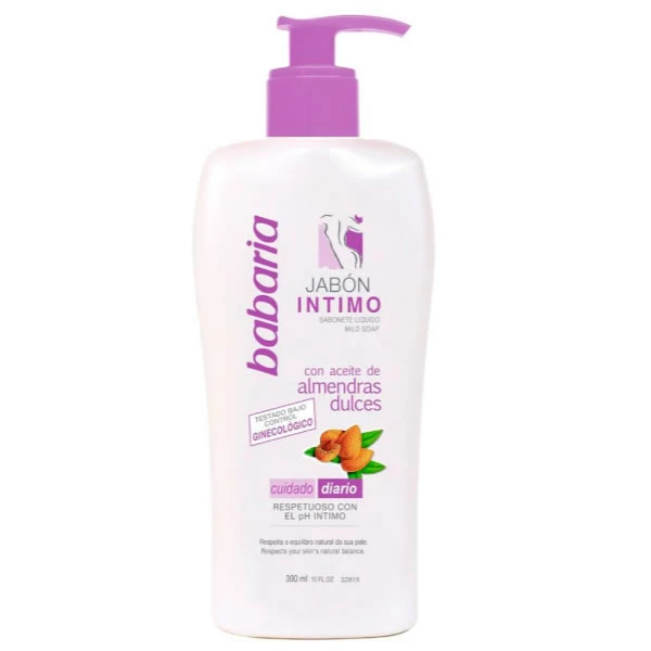 Babaria intimate hygiene soap almond oil 300ml