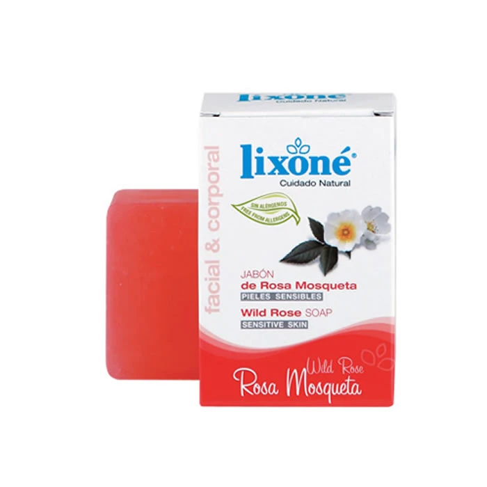 Lixone wild rose soap pelle sensibile 125g