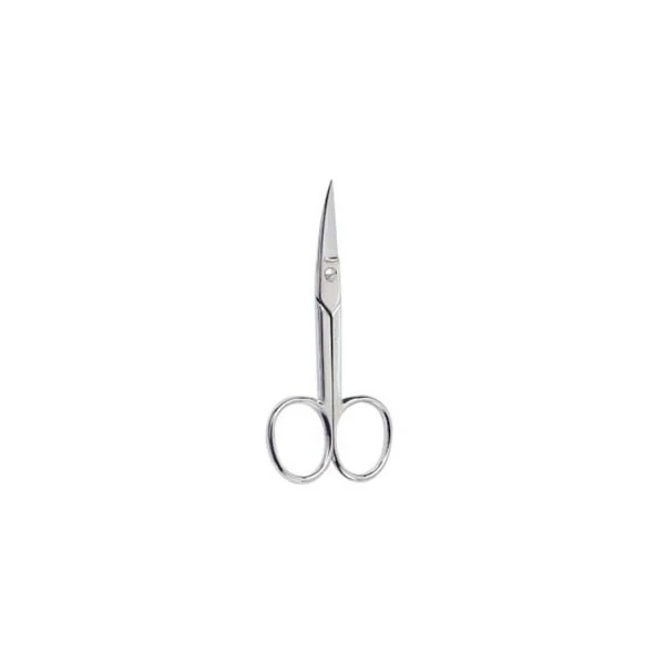 Beter chrome plated curved manicure scissors 9cm