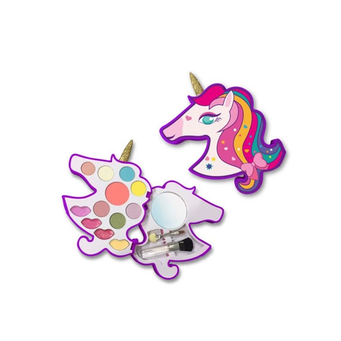 Set cadou cartoon children make up palette unicorn 6 buc