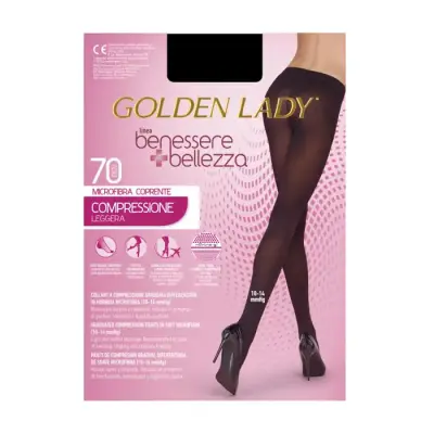 Golden Lady Ciorapi Benessere & Bellezza 70 Negru IV Bax 3 buc