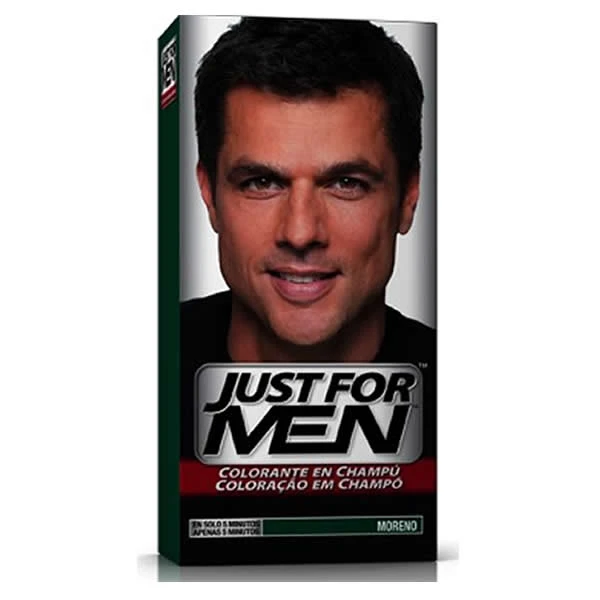 Just for men shampoo-in haircolor dark brown black 66ml