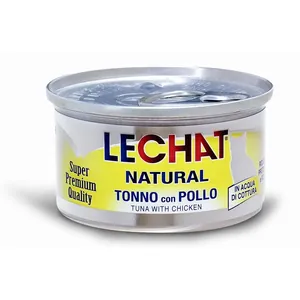 Lechat Natural Ton si Pui 80 gr Bax 24 buc