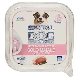 Special Dog Excellence Patè Adult Monoprotein Only Porc 150 g Bax 24 buc.