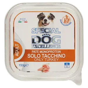 Special Dog Excellence Patè Adult Monoprotein Only Curcan 150 g Bax 24 buc.