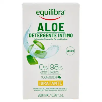 Equilibra Detergent Intim Aloe Hidretant 200 ml Bax 12 buc.