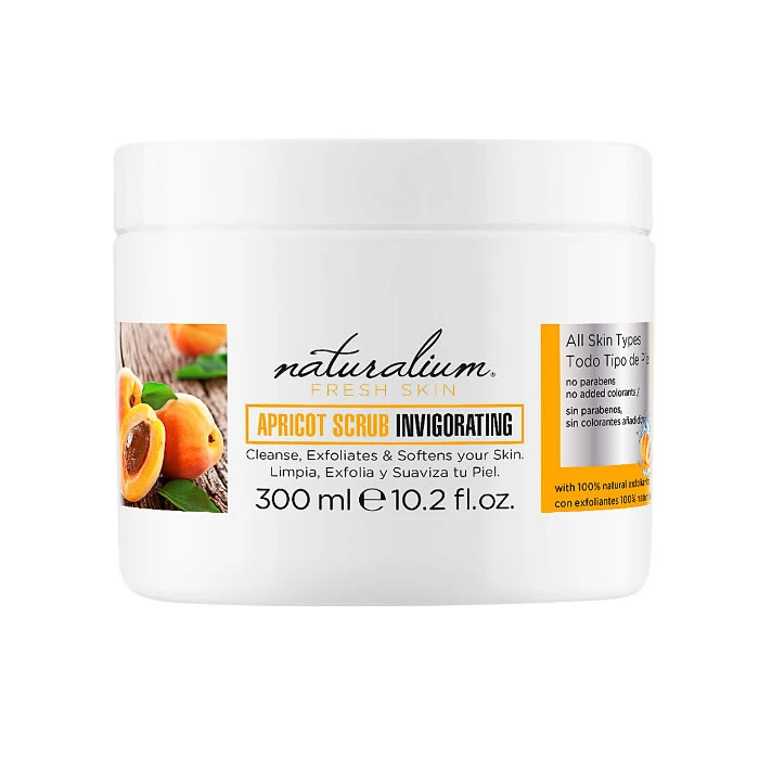 Naturalium apricot facial scrub 300ml