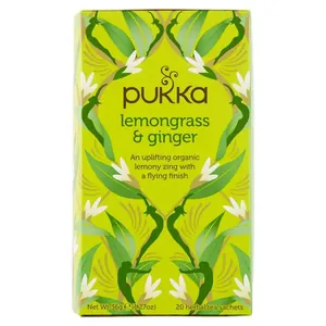 Pukka Infuzie Lemon Gras & Ginger 20 plic, Bax 12  buc