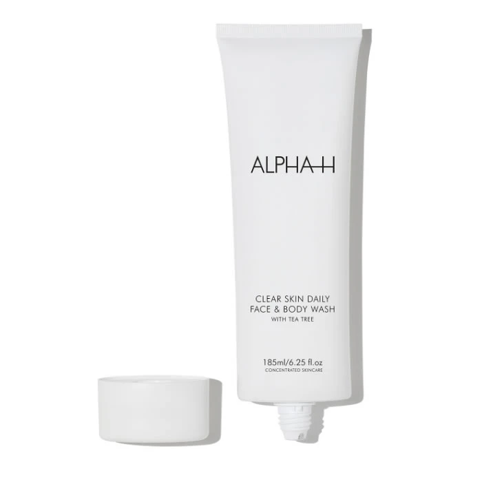Alpha h clear skin daily face & body wash 200ml