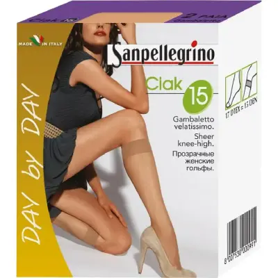 Sanpellegrino Ciorapi Ciak 15 Denier Antilope Marime Unica Bax 10 buc.